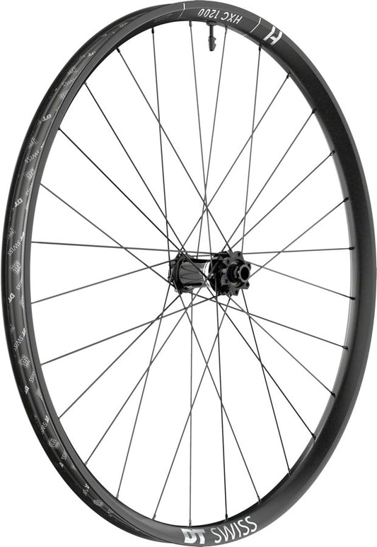 DT Swiss HXC 1200 Spline Front Wheel - 29" 15 x 110mm 6-Bolt Black-Goodwynn's