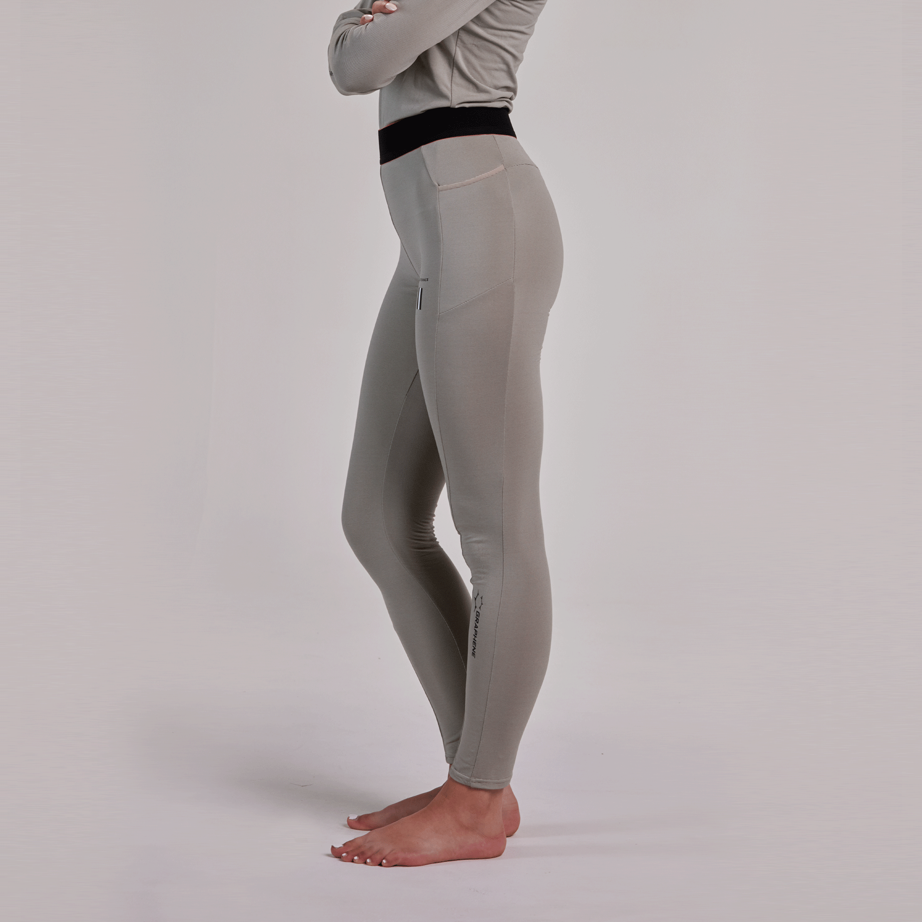Graphene Midweight Base Layer Bottom - Fog Khaki-Goodwynn'sGoodwynn's
