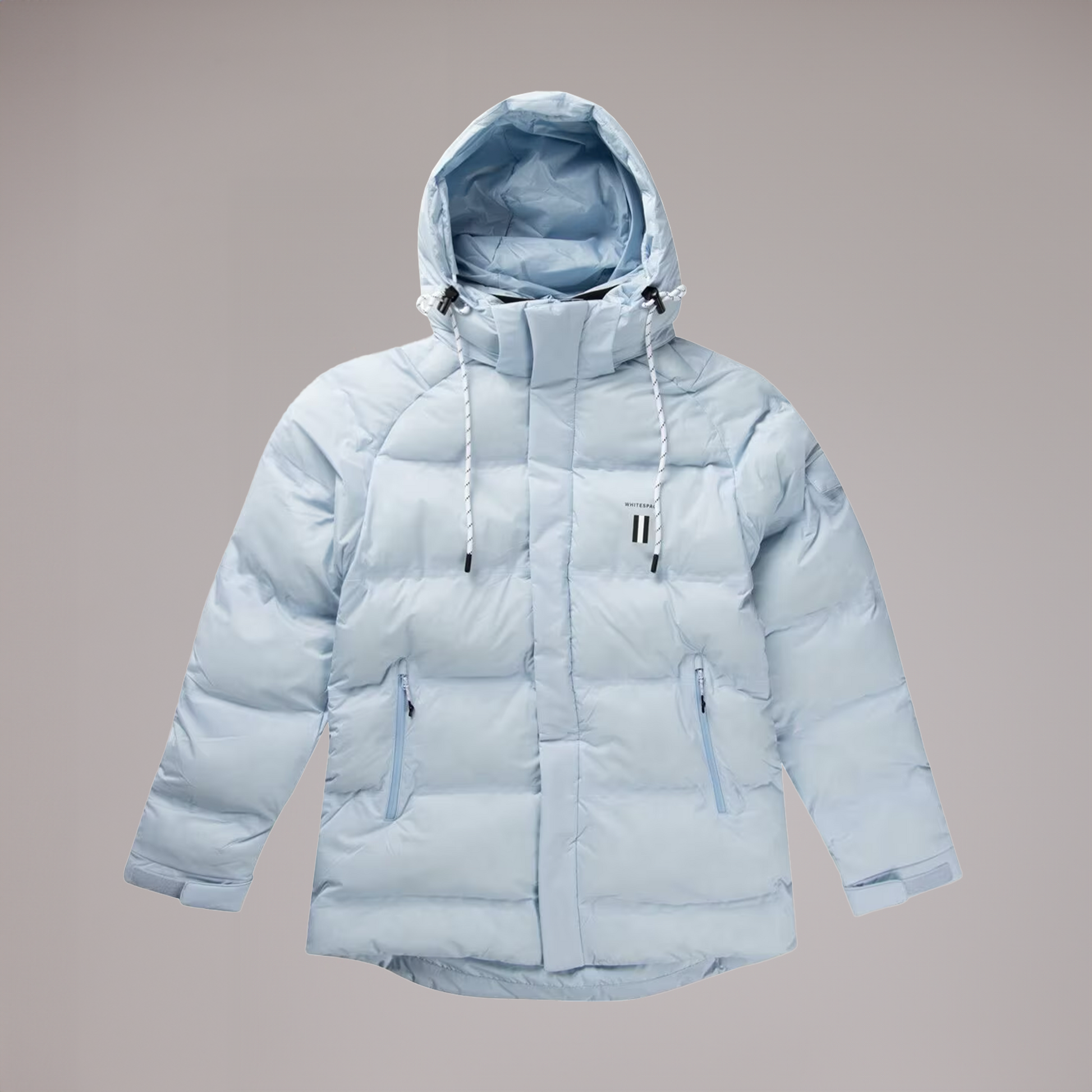Waterproof Insulated Puffy Parka Jacket - Sky Blue-Goodwynn'sGoodwynn's