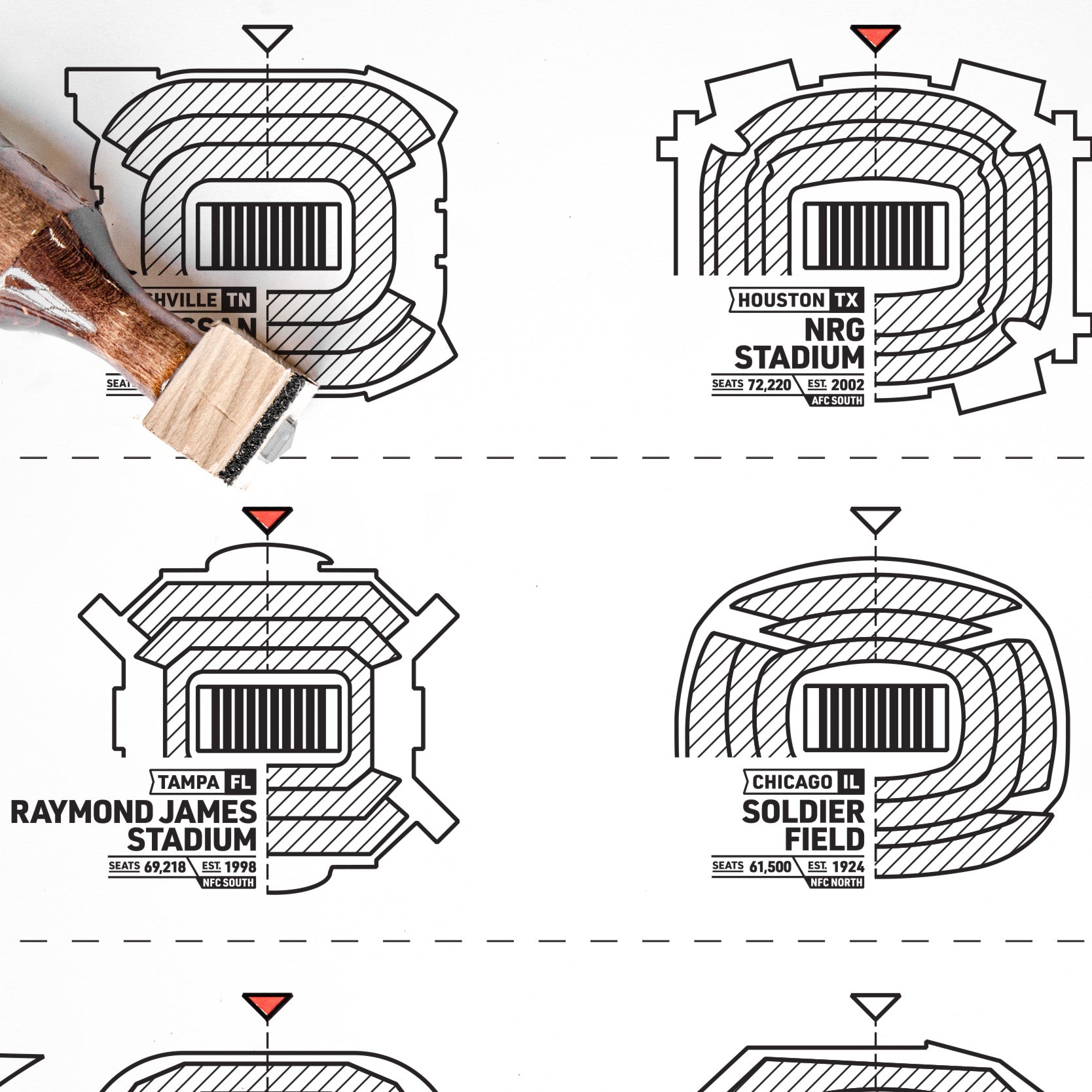 The Football Stadium Register Print-Goodwynn'sGoodwynn's
