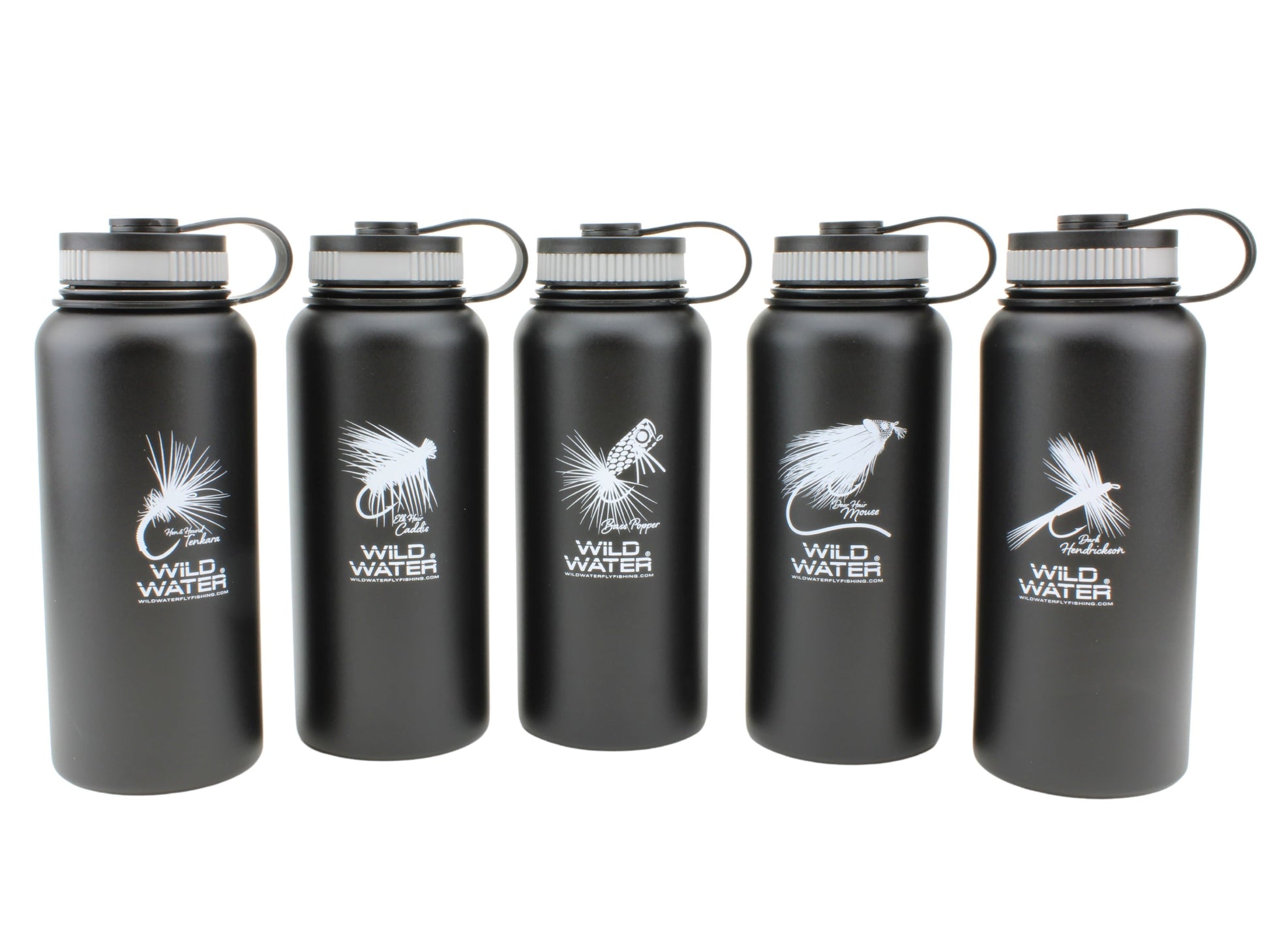 Wild Water Fly Fishing Stainless Steel Water Bottle-Goodwynn'sGoodwynn's