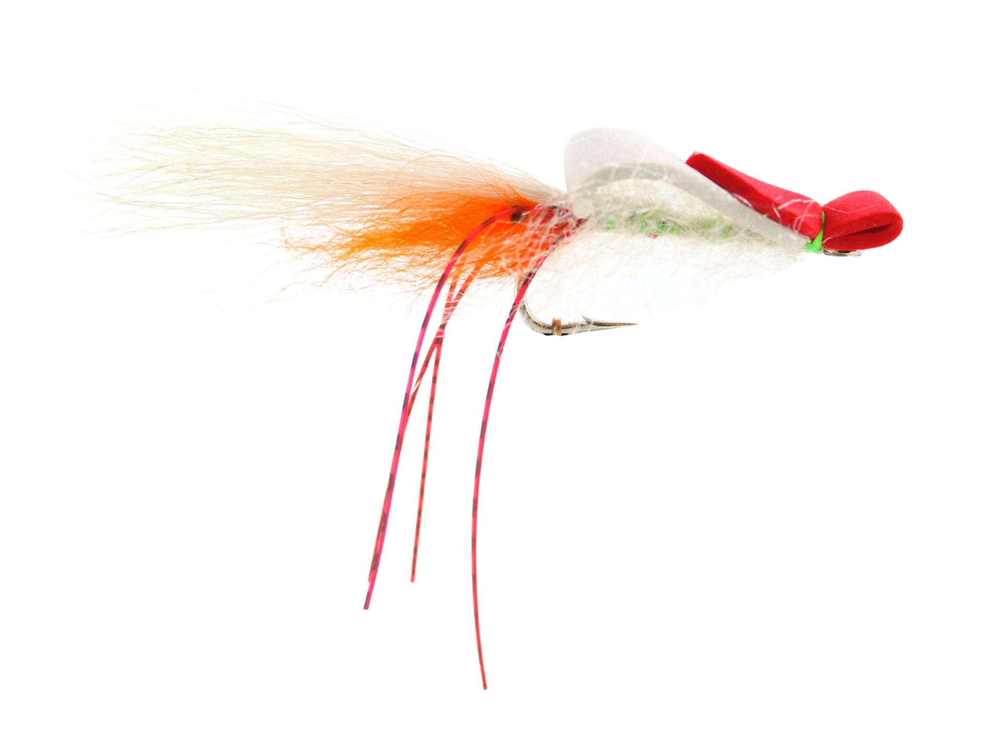 White and Pink Shrimp Saltwater EP Foam Fly, size 2/0, Qty. 2-Goodwynn'sGoodwynn's