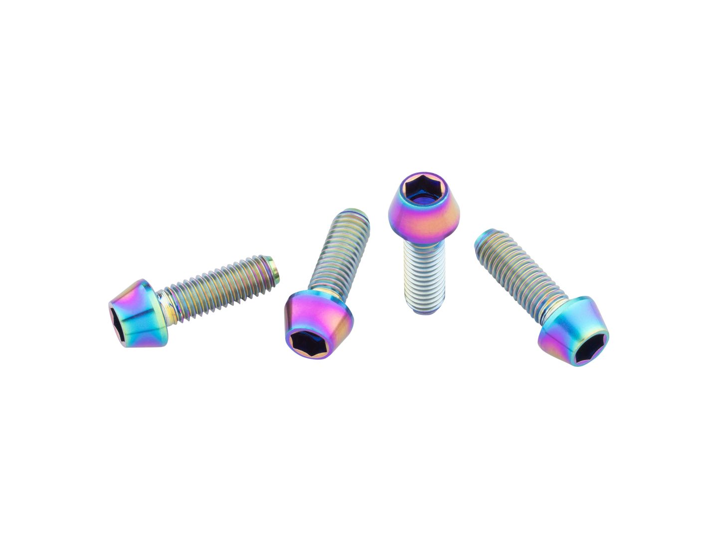 Fastener Wolf Tooth H2O Cage Titanium Oil Slick 4 Pack-Goodwynn'sGoodwynn's