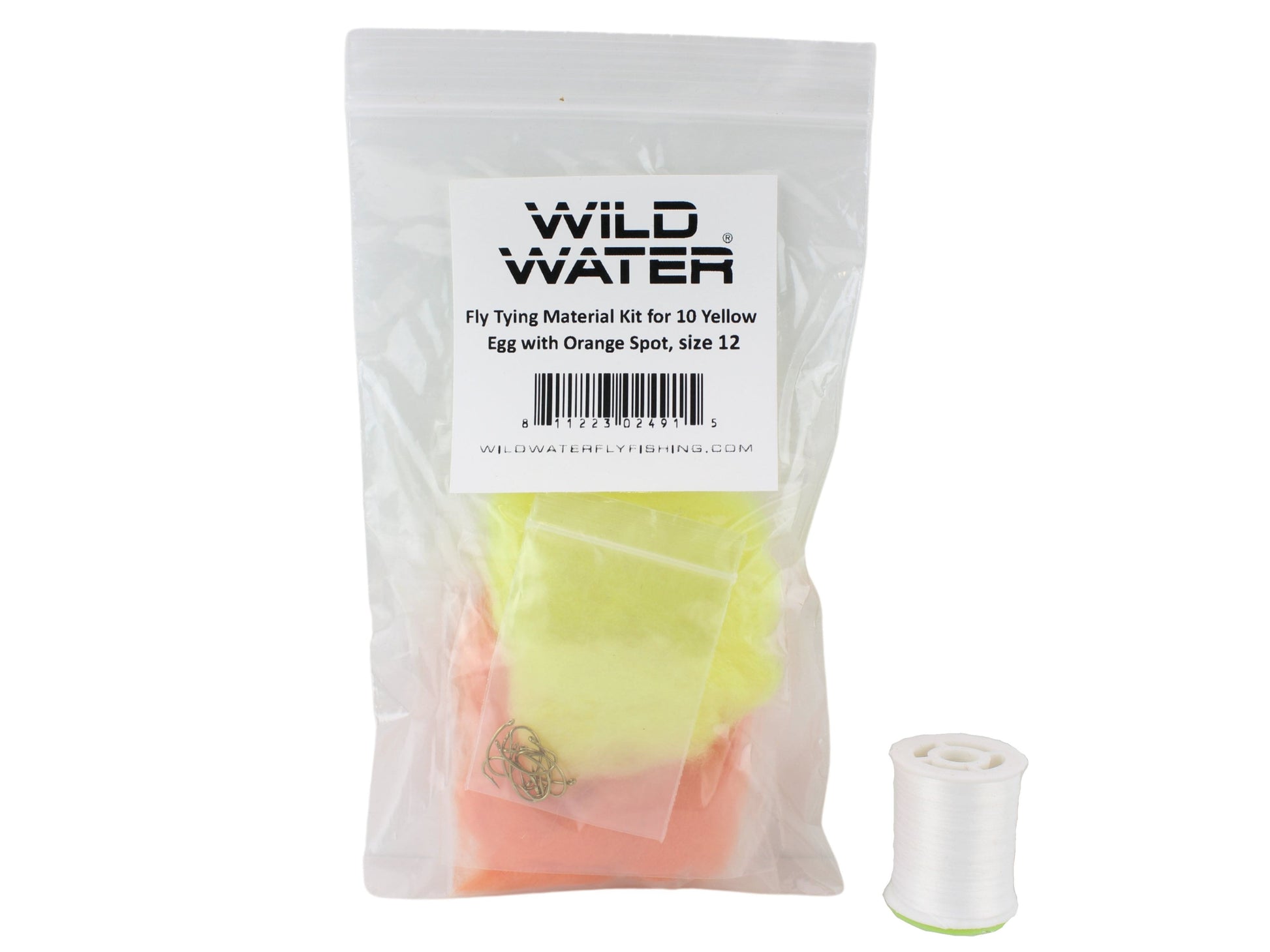 Wild Water Fly Fishing Fly Tying Material Kit, Yellow Egg-Goodwynn'sGoodwynn's