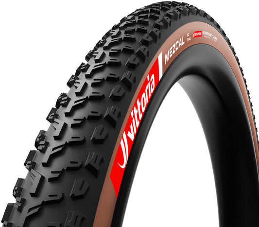 Vittoria Mezcal III Tire - 29 x 2.4 Tubeless Folding BLK/Brown 4C Trail TNT Graphene G2.0-Goodwynn's