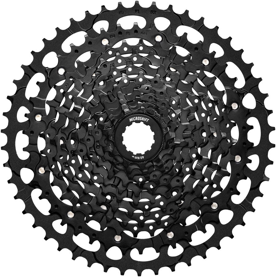 microSHIFT Advent MX H-Series Cassette - 11-Speed 11-50t ED BLK For HG Driver-Goodwynn'sGoodwynn's