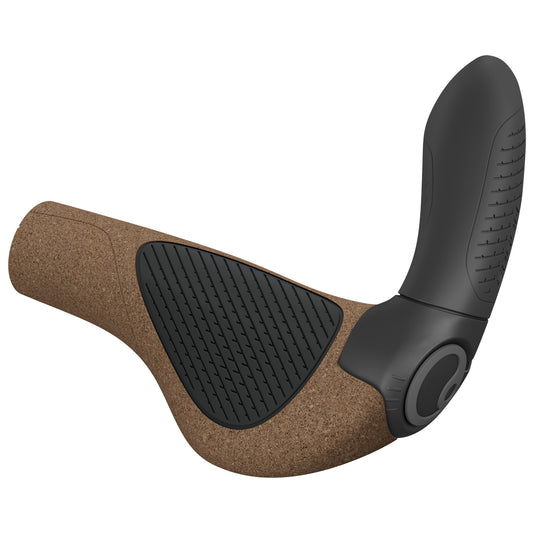 Ergon GP4 Evo BioKork Grips Large Brown/Black-Goodwynn's