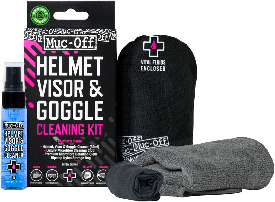 Muc-Off Visor/Lens/ Goggle Cleaning Kit (Version 2)-Goodwynn'sGoodwynn's
