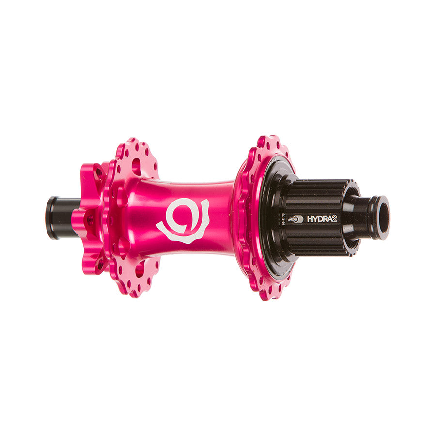 Industry Nine Hydra 2 Boost MicroSpline Disc Hub Rear 28H 12mm TA 148mm Shimano Micro Spline Pink-Goodwynn'sGoodwynn's