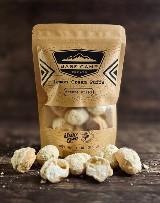 Base Camp Treats - Freeze Dried Lemon Cream Puffs-Goodwynn's