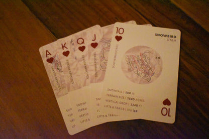 Pine + Ember - Ski the States – Bucket List – Playing Cards