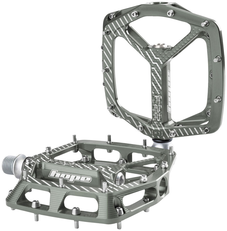 Hope F22 Pedals - Platform Aluminum 9/16" Smoke-Goodwynn'sGoodwynn's