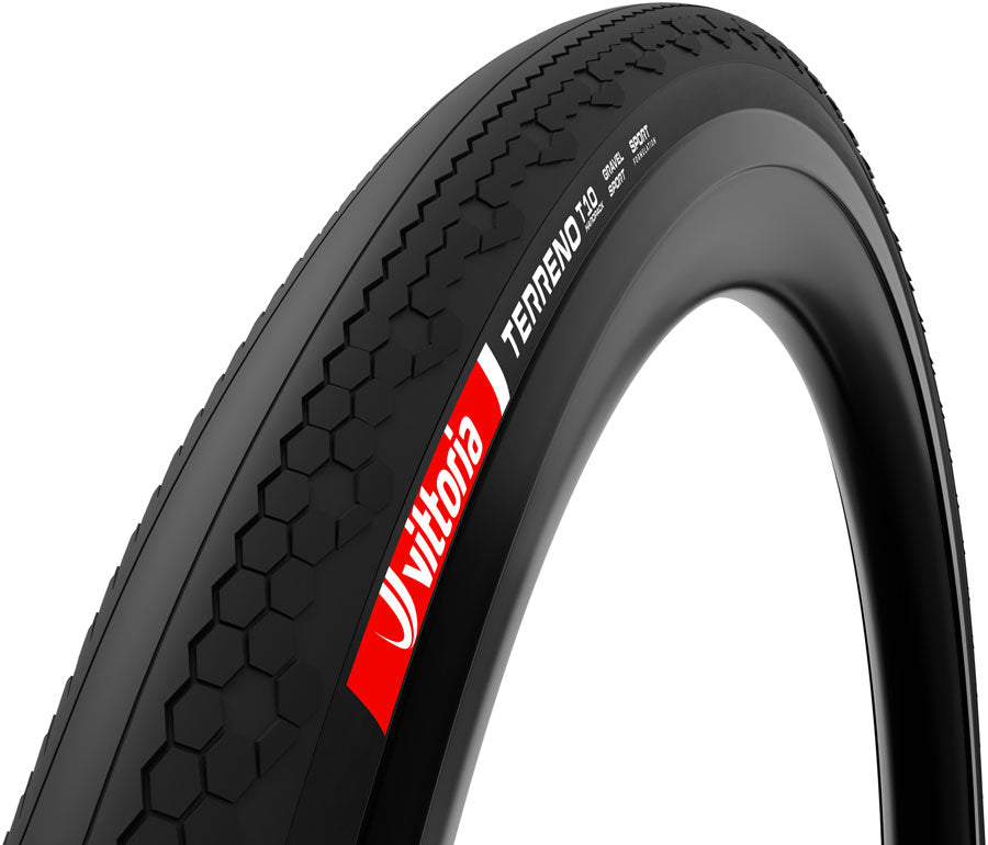 Vittoria Terreno T10 Hardpack Tire - 700 x 40 Clincher Folding BLK Gravel Sport-Goodwynn'sGoodwynn's