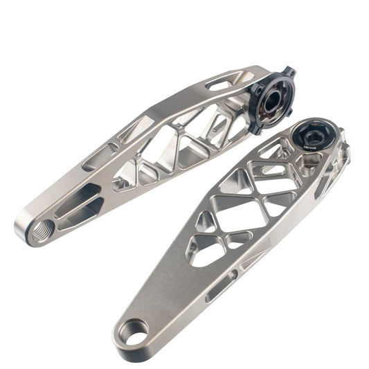 5Dev Titanium Cranks 167.5mm No Spindle Raw-Goodwynn's