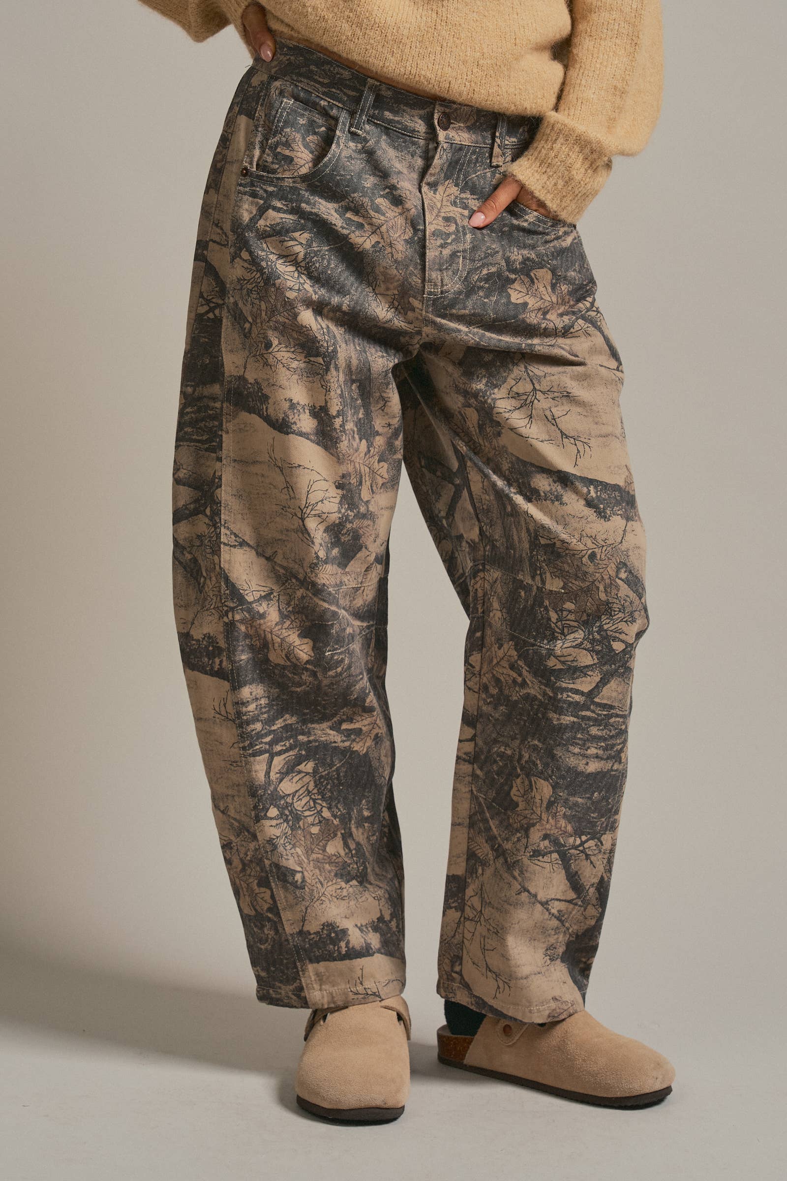 Urban Daizy - Camo Print Cotton Balloon Pants-Goodwynn'sGoodwynn's