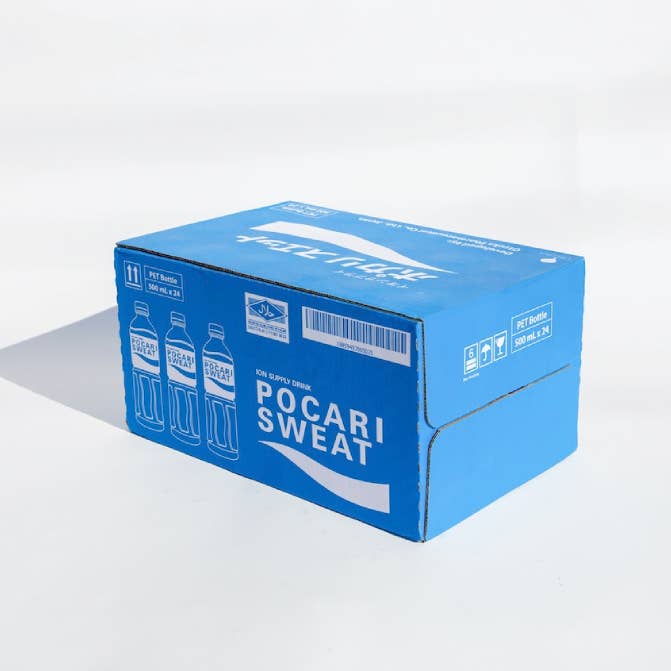 Crystal Geyser Water Company - Pocari Sweat Electrolyte Drink, 24 Pack of 16.9 fl oz Bottle