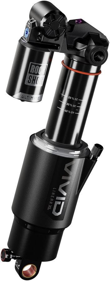 RockShox Vivid Ultimate DH RC2 Rear Shock - 225 x 75 mm Linear XL Air 2 Tokens Reb 55 / Comp 34 L/O 45 Standard Trunnion D1