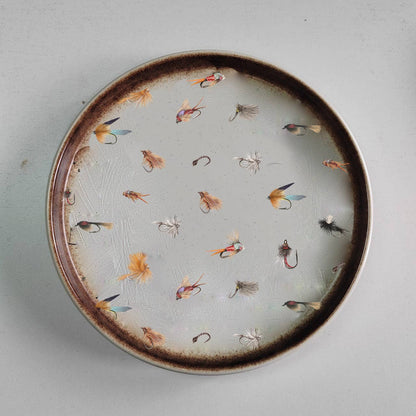 Artsy Em - Fly Fishing Earth Tone Plate