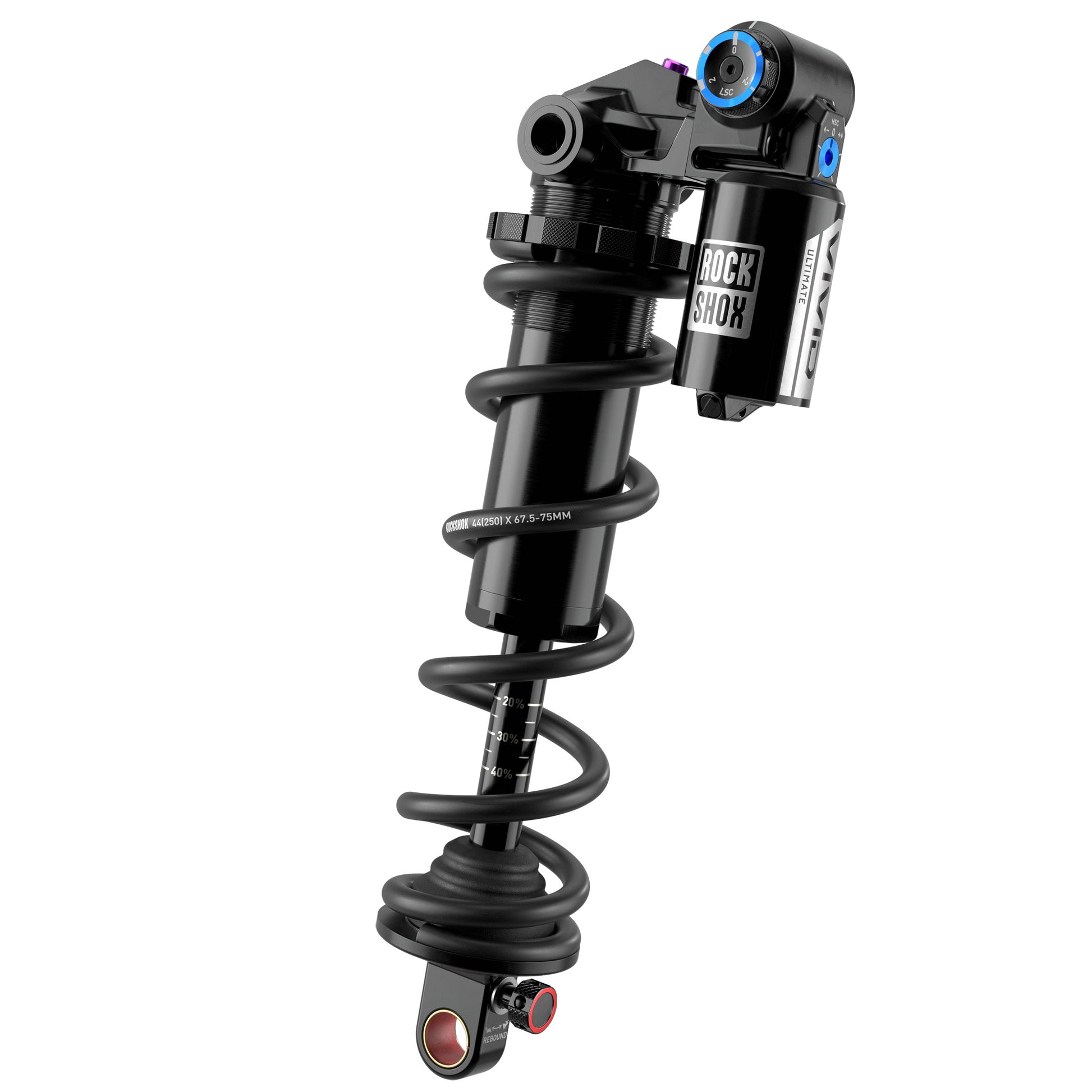 RockShox Vivid Ulti Coil RC2T Shock 205x65mm Trunnion Mt-Goodwynn'sGoodwynn's