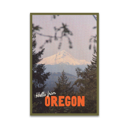 Tender Loving Empire - Oregon Mountain Peak Postcard