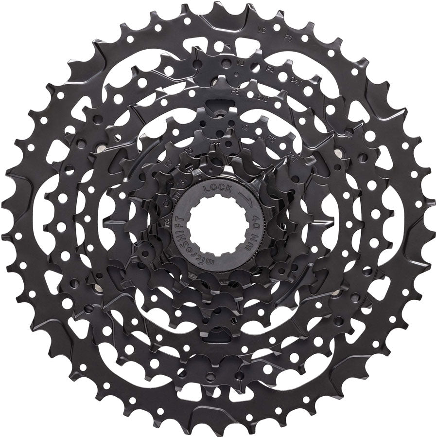 microSHIFT H07 Cassette - 7-Speed 12-40t Standard HG ED Black Finish-Goodwynn'sGoodwynn's