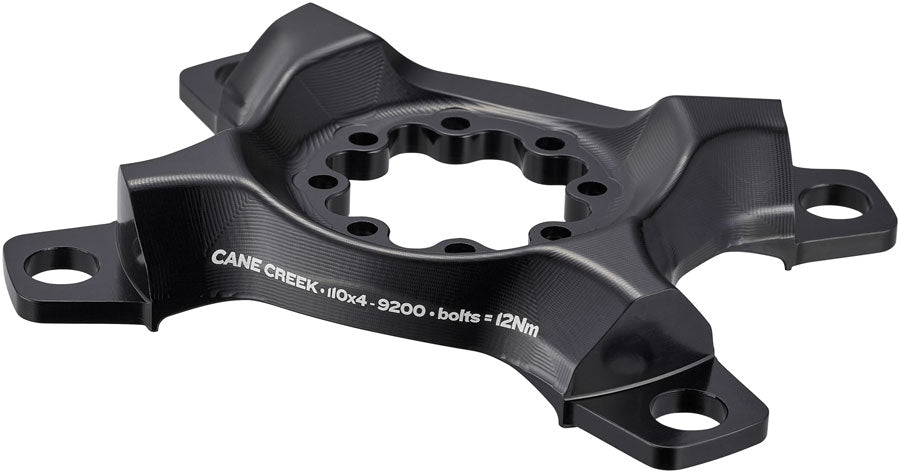 Cane Creek eeWings Chainring Spider - 4-Bolt 110 Asymmetric BCD 8-Bolt Mount Type For Shimano Dura-Ace 9200 BLK-Goodwynn'sGoodwynn's
