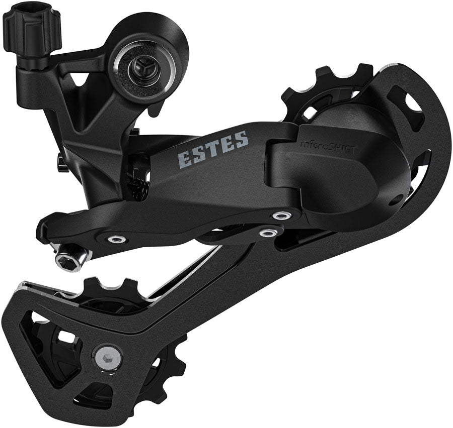 microSHIFT Estes Rear Derailleur - 7/8/9-Speed Long Cage 28-32t Max Cog 11-14t Min Cog 43t Capacity BLK-Goodwynn'sGoodwynn's
