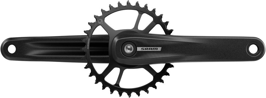 SRAM S100 Eagle Crankset - 175mm 32t Steel Chainring Aluminum Crankarms For Powerspine Bottom Bracket BLK 52mm Chainline B1