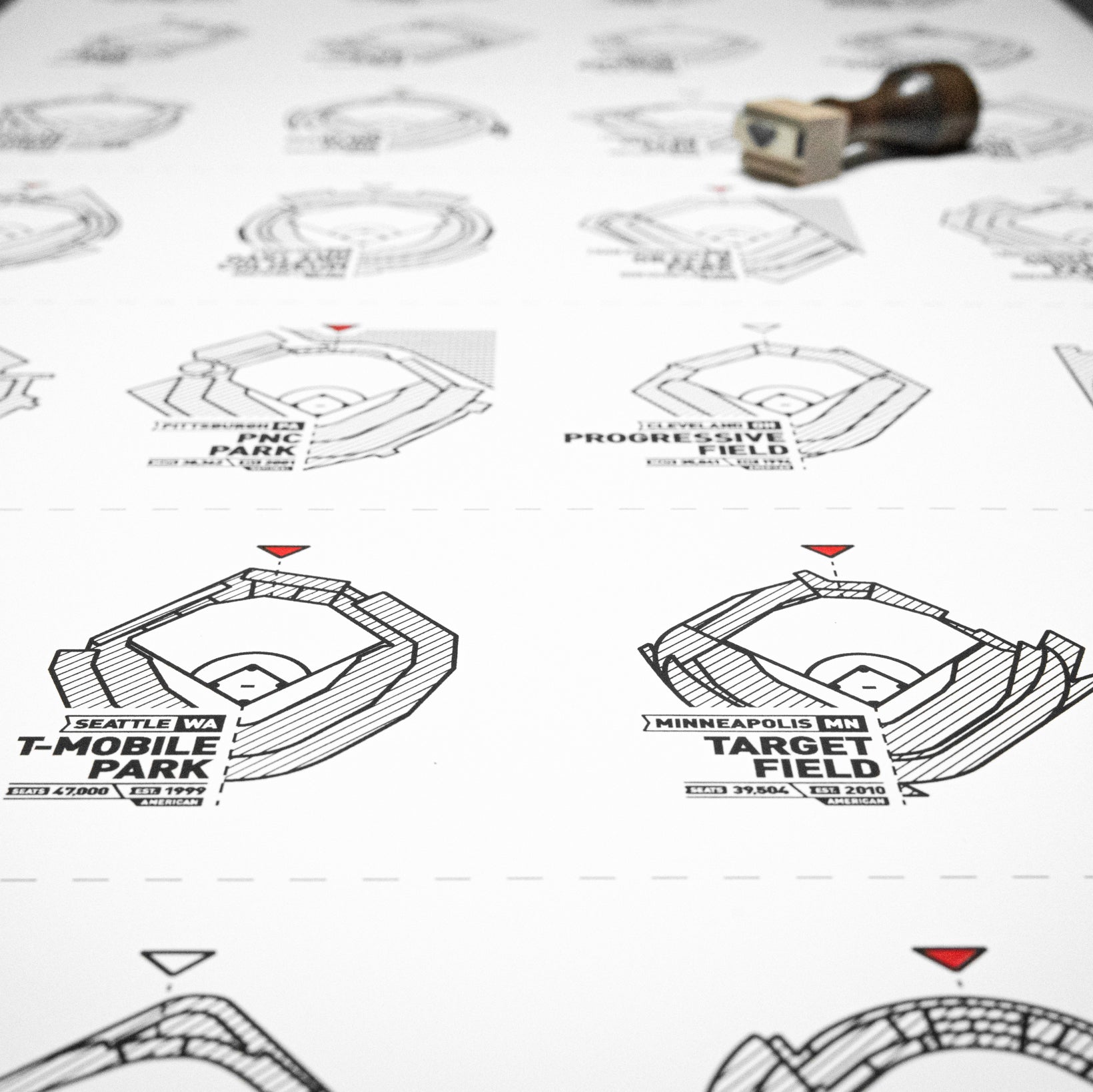 The Baseball Stadium Register Print-Goodwynn'sGoodwynn's
