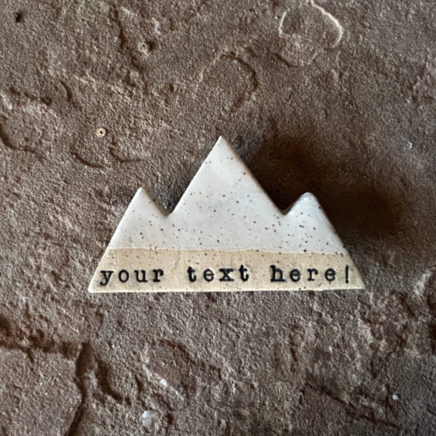 Mountain Bound Pottery - Customizable Mountain Magnet- MADE TO ORDER