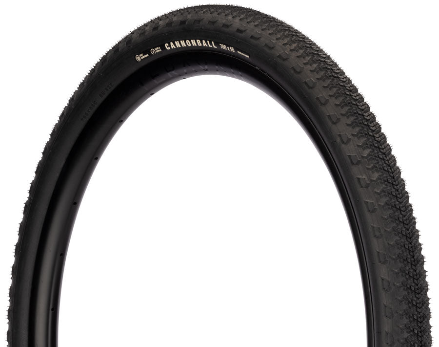 Teravail Cannonball Tire - 700 x 50 Tubeless Folding BLK Light Supple Fast Compound-Goodwynn'sGoodwynn's