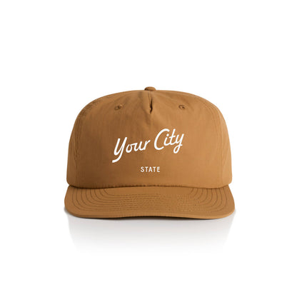 Endless August Supply Co. - Custom Nylon Hat | Script City Customizable Hat | Name Drop