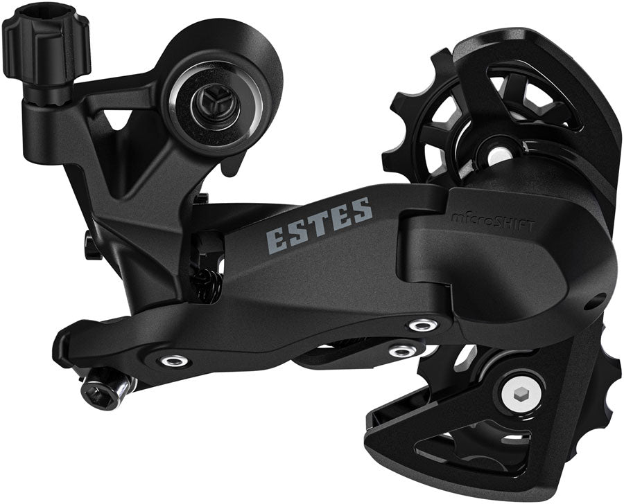 microSHIFT Estes Rear Derailleur - 7/8/9-Speed Super Short Cage 28-32t Max Cog 11-14t Min Cog 21t Capacity BLK-Goodwynn'sGoodwynn's