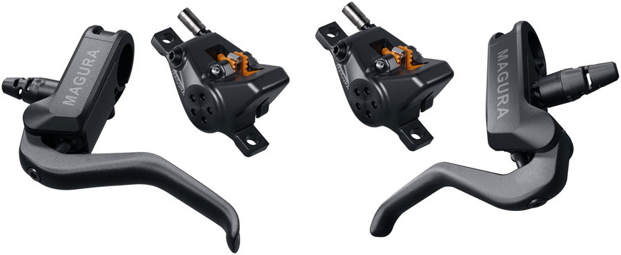 Magura MT A2 Disc Brake Lever Set - Left Right Levers Front Rear 2-Pistion Calipers BLK-Goodwynn'sGoodwynn's