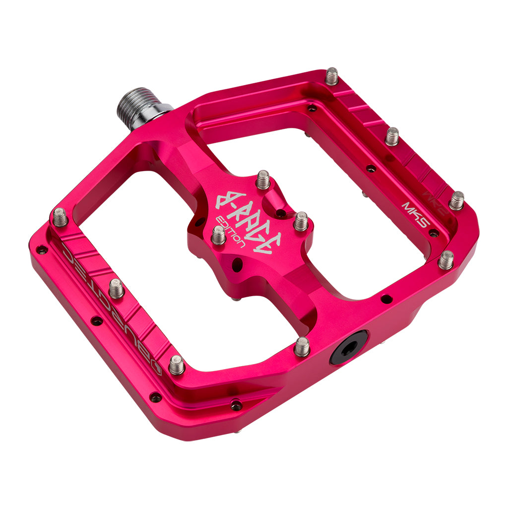 Burgtec Penthouse Flat MK5 B-Rage Edition Pedals - Pink-Goodwynn'sGoodwynn's