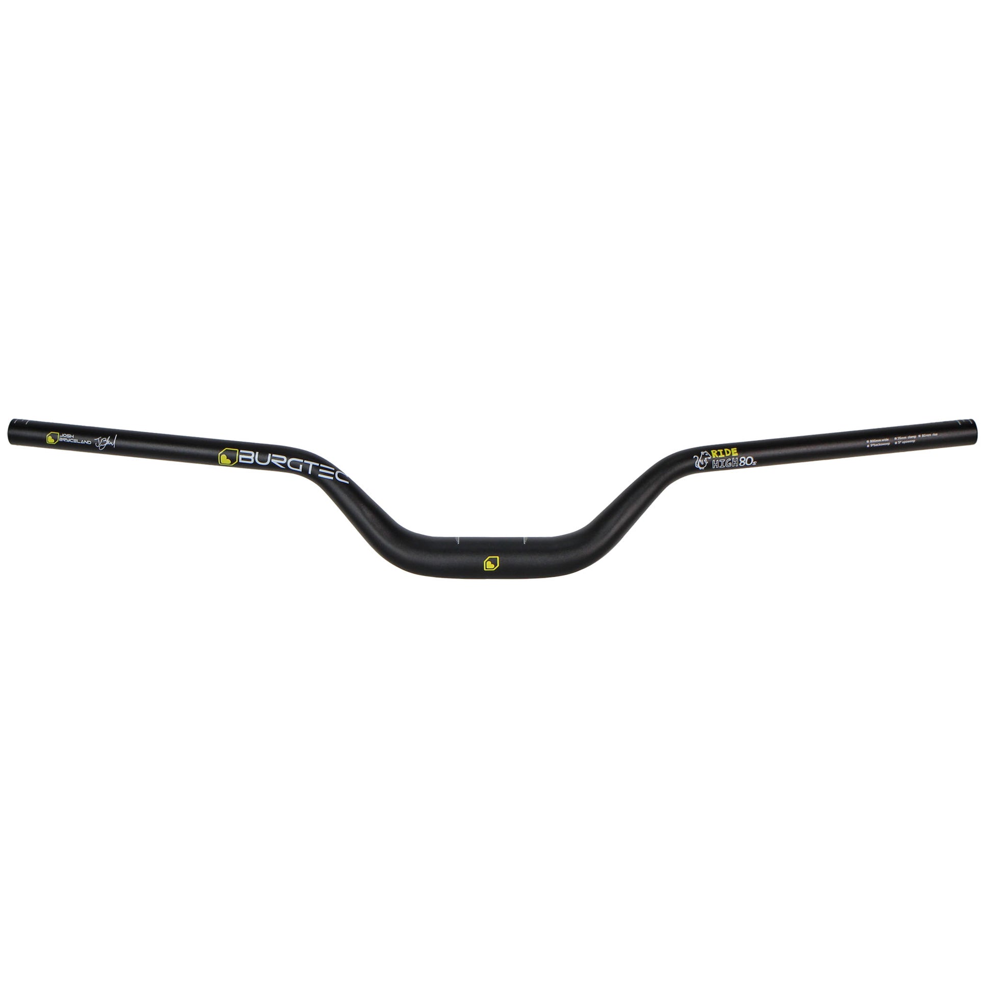 Burgtec Josh Bryceland Ride Wide Rise Bar (35) 80/800mm Blk-Goodwynn'sGoodwynn's