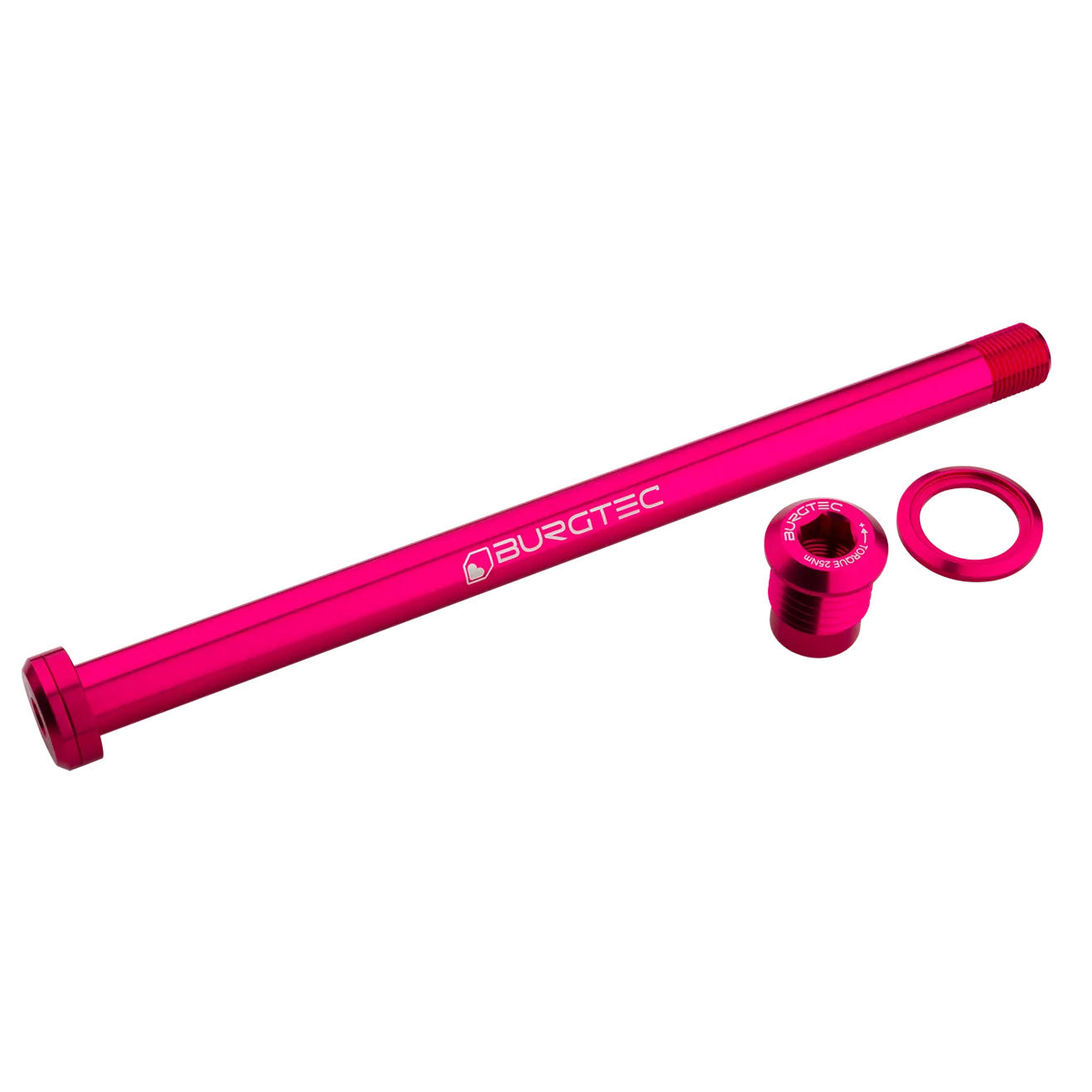 Burgtec 180mm x 12mm 1.00mm Pitch Rear Axle - Toxic Barbie-Goodwynn'sGoodwynn's
