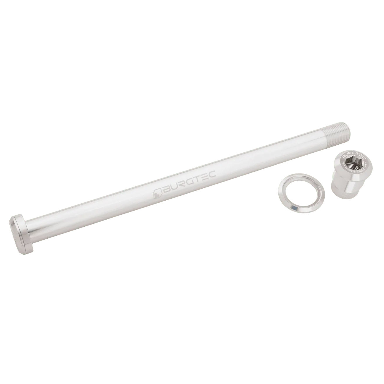 Burgtec Pivot 185.3mm UDH Rear Axle - Rhodium Silver-Goodwynn'sGoodwynn's