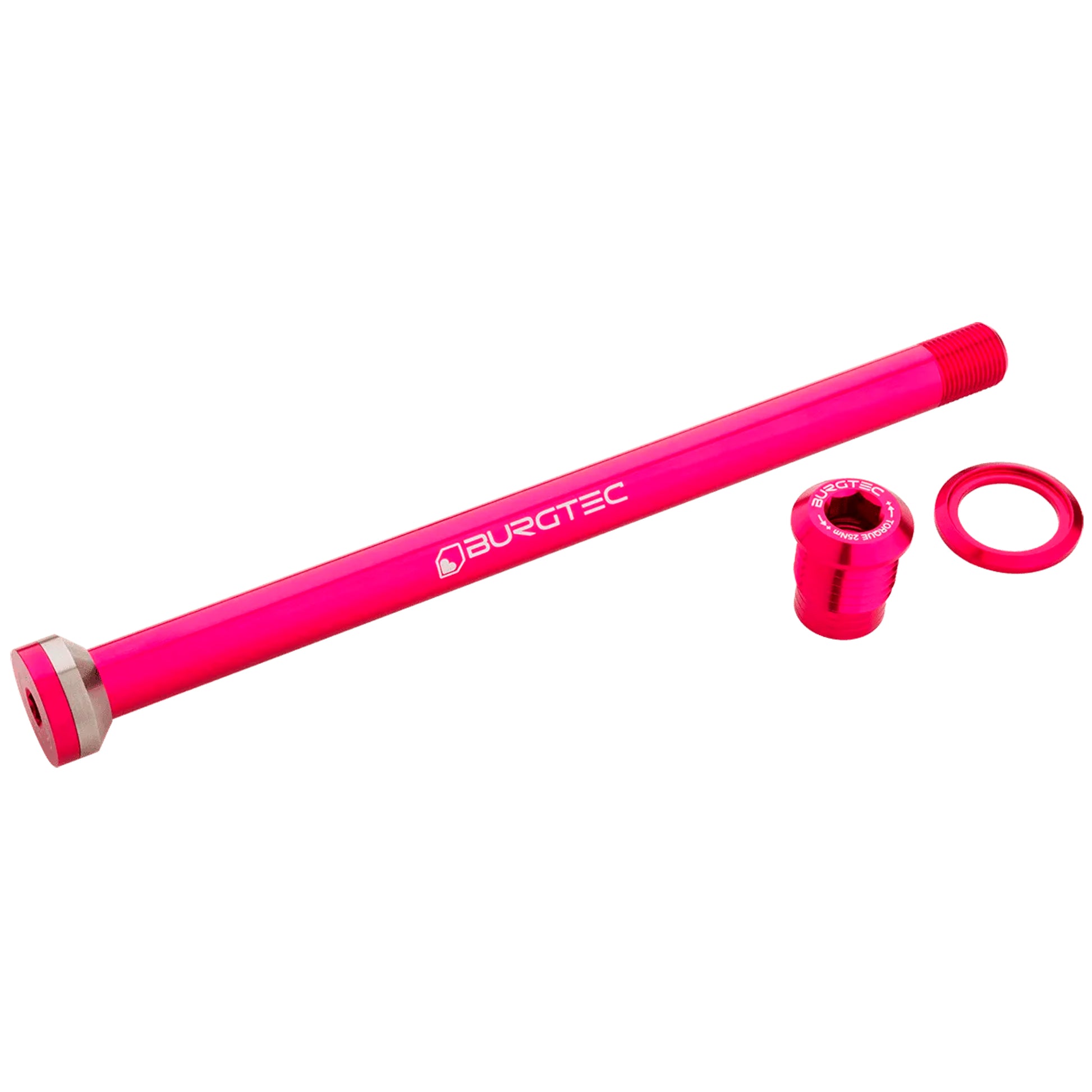 Burgtec Transition 175mm UDH Rear Axle - Toxic Barbie Pink-Goodwynn'sGoodwynn's