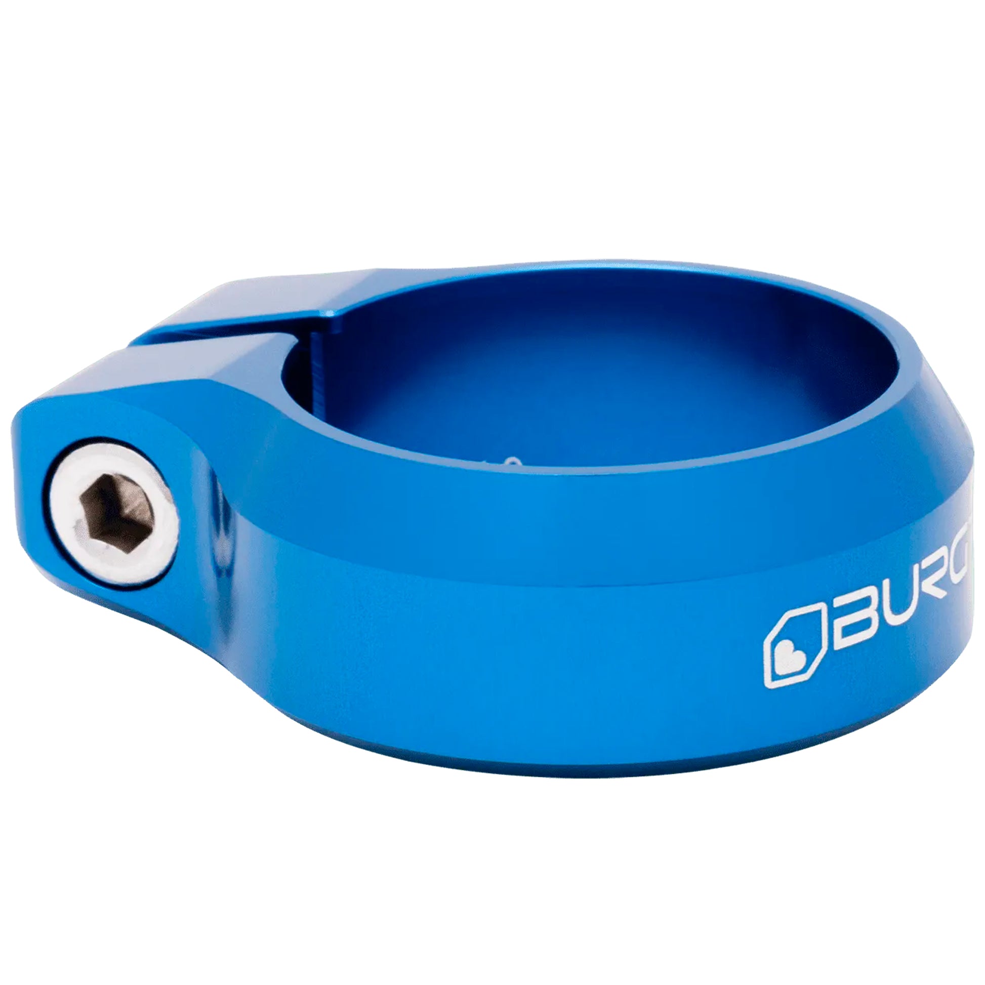Burgtec Seat Clamp - 34.9mm Diameter - Deep Blue-Goodwynn'sGoodwynn's