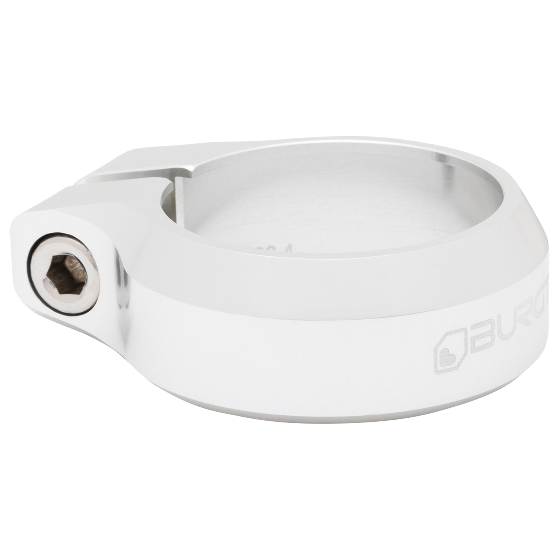Burgtec Seat Clamp - 36.4mm Diameter - Rhodium Silver-Goodwynn'sGoodwynn's
