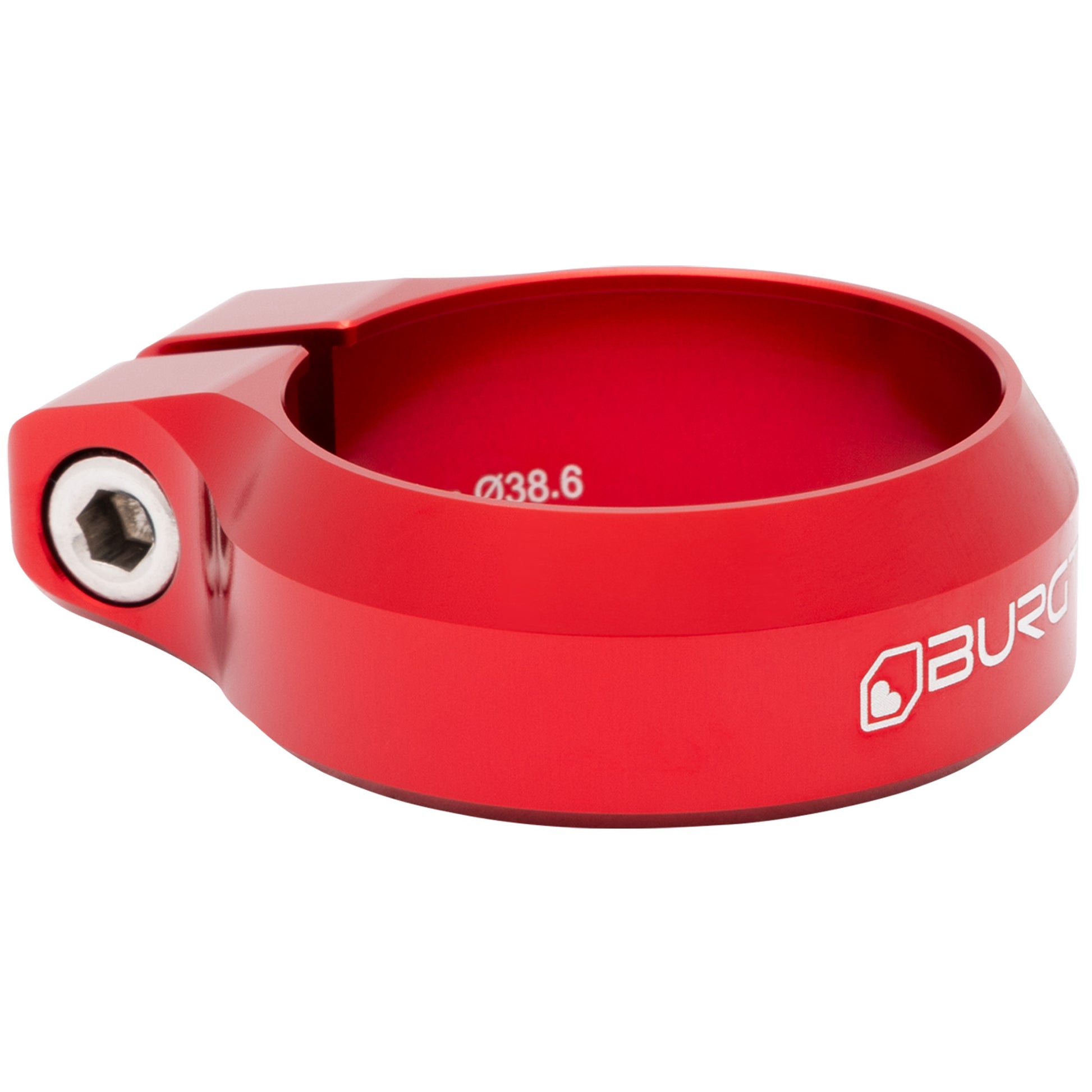Burgtec Seat Clamp - 38.6mm Diameter - Race Red-Goodwynn'sGoodwynn's