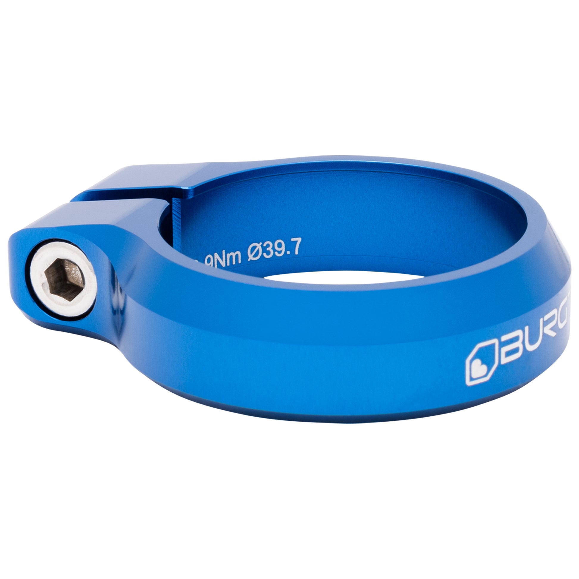Burgtec Seat Clamp - 39.7mm Diameter - Deep Blue-Goodwynn'sGoodwynn's