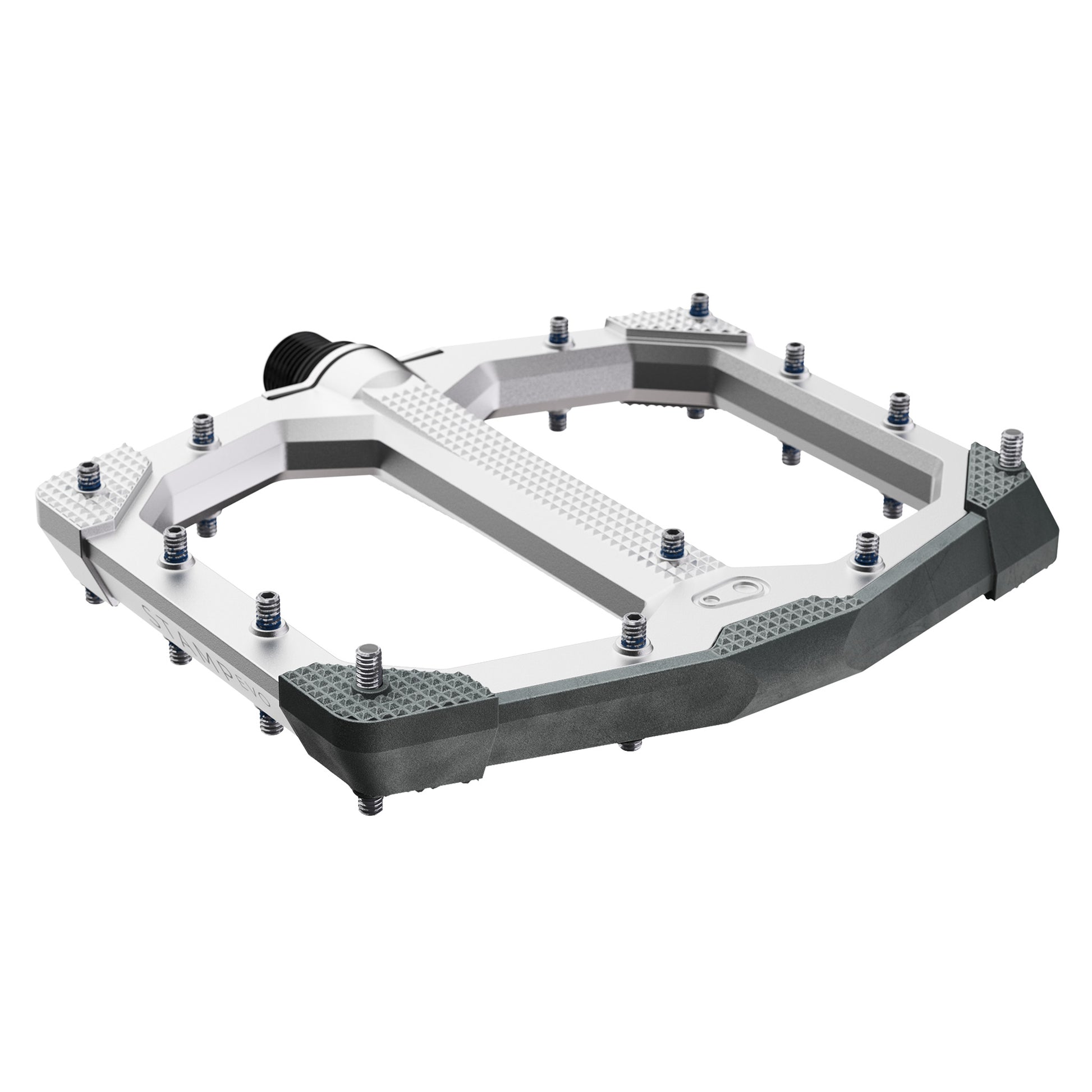 Crankbrothers Stamp Evo Large Platform Pedals Silver-Goodwynn'sGoodwynn's