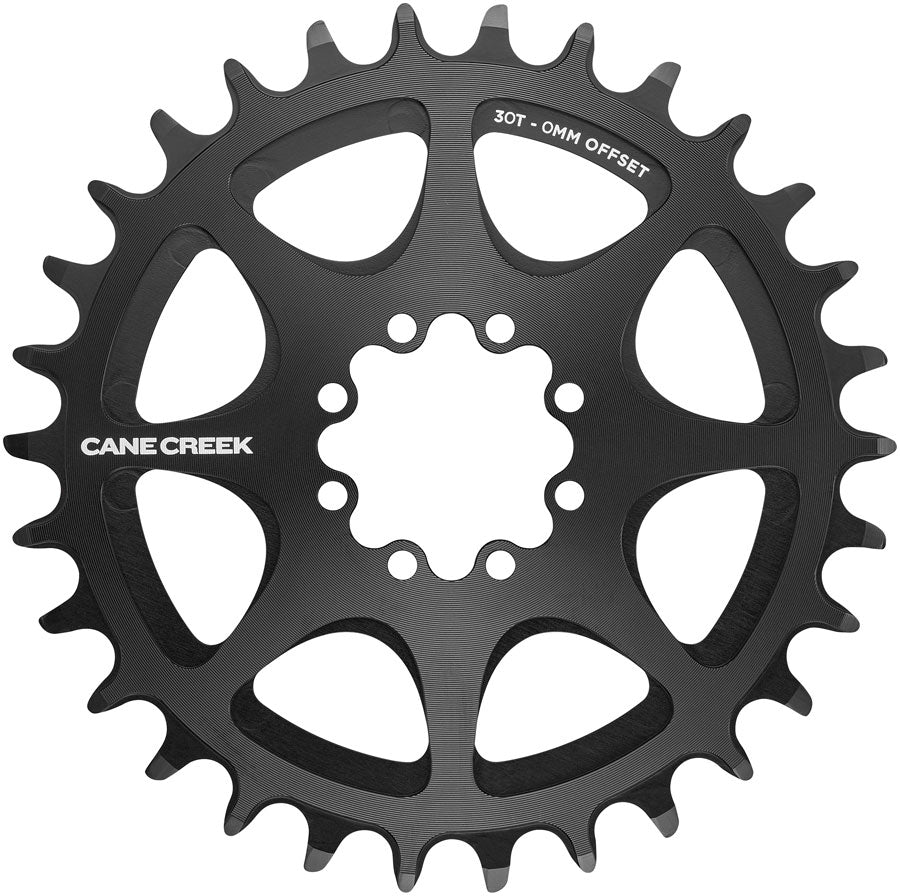 Cane Creek Direct Mount Chainring - 30t 8-Bolt Direct Mount 0mm Offset Black