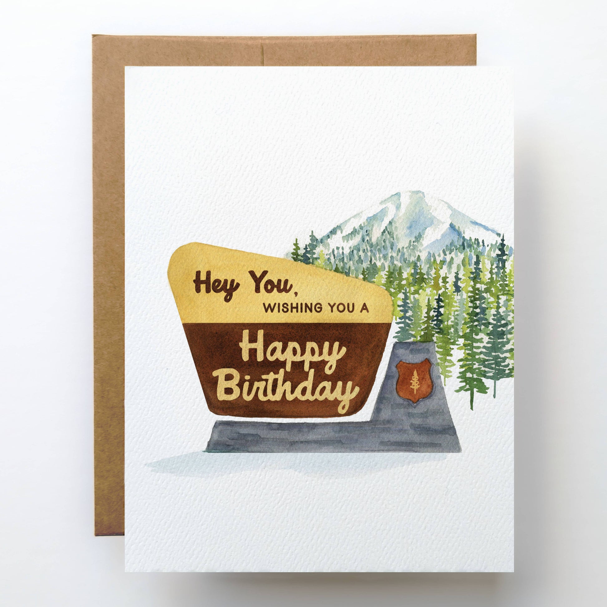 Watercolor Wednesday - National Park Birthday Card | Hey You! Outdoorsy Design-Goodwynn'sGoodwynn's