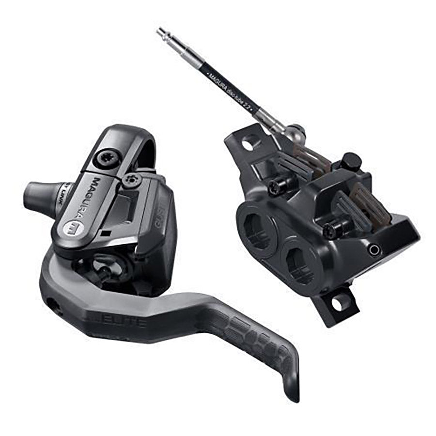 Magura Gustav Elite MTB Hydraulic Disc Brake Front or Rear Post mount Disc: Not included 328g Black-Goodwynn'sGoodwynn's