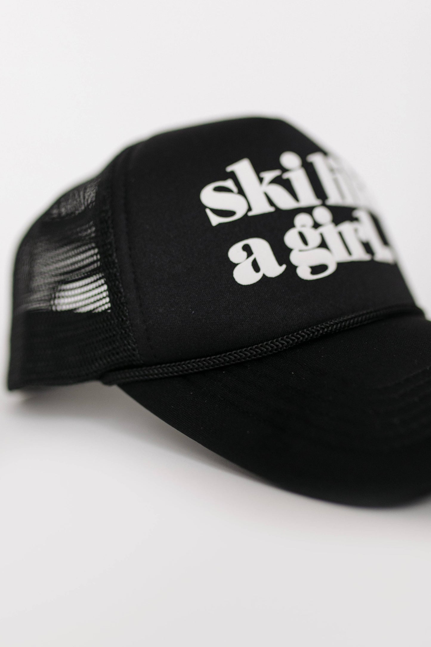 Ski Like a Girl - Ski Like a Girl Trucker Black