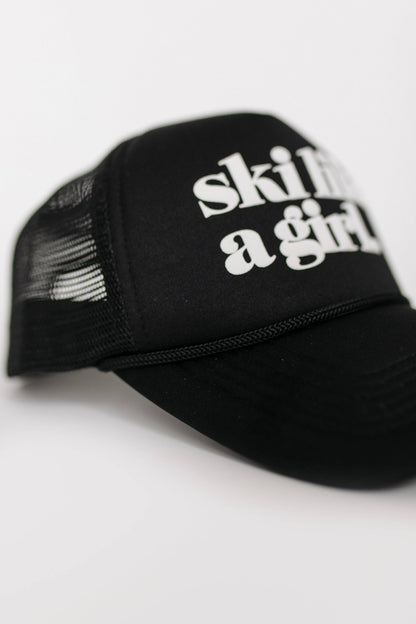 Ski Like a Girl - Ski Like a Girl Trucker Black