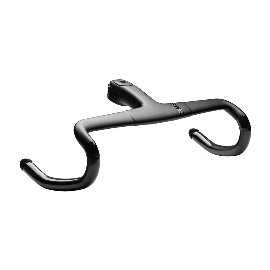 ENVE SES AR Bar/90mm Stem Combo Drop Handlebar Diameter: Integrated 90mm 380mm Drop: 129mm Reach: 76mm Black